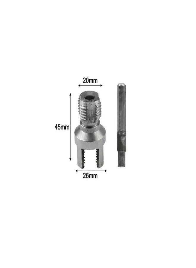 NityaEcommerce 1/2" threading tool, internal thread, integrated die, water pipe threader, plumbing thread cutter - Image 2